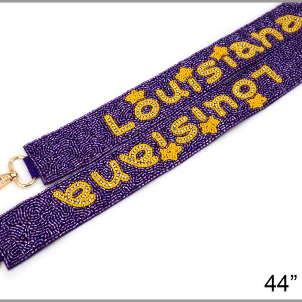 LOUISIANA Beaded Bag Strap